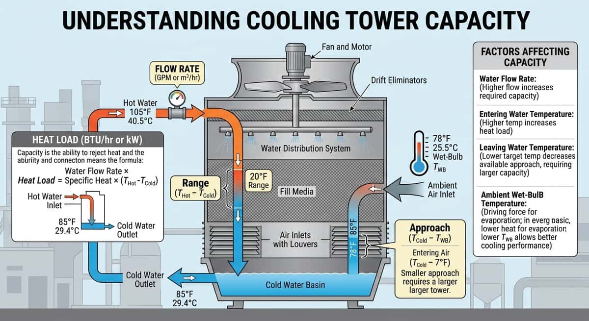 How to Calculate Cooling Tower Capacity for Your Factory